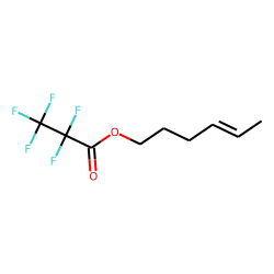 4-Hexen-1-ol, pentafluoropropionate