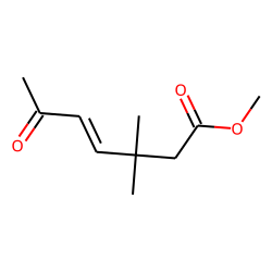 4-Heptenoic acid, 3,3-dimethyl-6-oxo-, methyl ester
