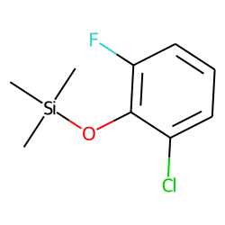 2-Chloro-6-fluorophenol, trimethylsilyl ether