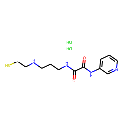 Oxamide, n-[3-[(2-mercaptoethyl)amino]propyl]-n'-(3-pyridyl)-, dihydrochloride