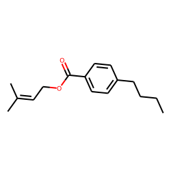4-Butylbenzoic acid, 3-methylbut-2-enyl ester