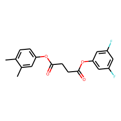 Succinic acid, 3,5-difluorophenyl 3,4-dimethylphenyl ester