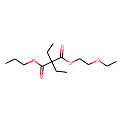 Diethylmalonic acid, 2-ethoxylethyl propyl ester