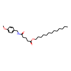 Glutaric acid, monoamide, N-(4-methoxybenzyl)-, tridecyl ester