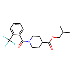 Isonipecotic acid, N-(2-trifluoromethylbenzoyl)-, isobutyl ester