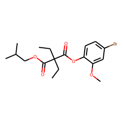 Diethylmalonic acid, 4-bromo-2-methoxyphenyl isobutyl ester