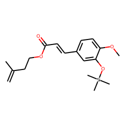 3-Methyl-3-butenyl (E)-isoferulate, TMS