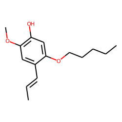 Amyloxy iso-eugenol