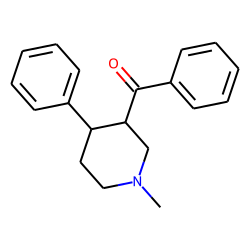 Trans-3-benzoyl-4-phenyl-1-methylpiperdine