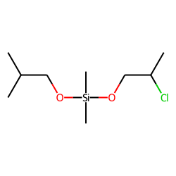 Silane, dimethyl(2-chloropropoxy)isobutoxy-