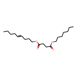 Succinic acid, heptyl non-4-enyl ester