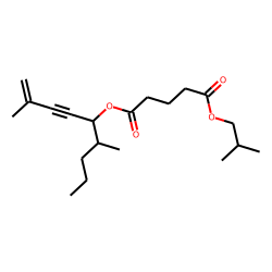 Glutaric acid, 2,6-dimethylnon-1-en-3-yn-5-yl isobutyl ester