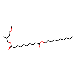 Sebacic acid, decyl 4-methoxy-2-methylbutyl ester