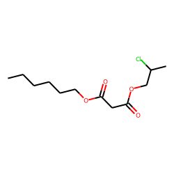 Malonic acid, 2-chloropropyl hexyl ester