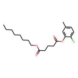 Glutaric acid, 2-chloro-5-methylphenyl octyl ester