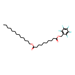 Sebacic acid, pentafluorobenzyl tridecyl ester