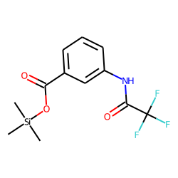 3-Aminobenzoic acid, N-trifluoroacetyl-, trimethylsilyl ester
