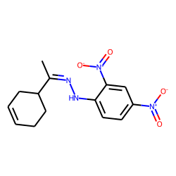2,4-Dinitrophenylhydrazone of delta^3-cyclohexenylmethylketone