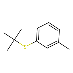 Benzene, 1-[(1,1-dimethylethyl)thio]-3-methyl-