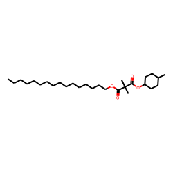 Dimethylmalonic acid, cis-4-methylcyclohexyl hexadecyl ester