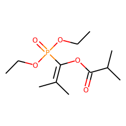 Isobutyric acid, 1-(diethoxyphosphinyl)-2-methylpropenyl ester