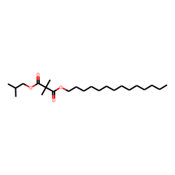 Dimethylmalonic acid, isobutyl tetradecyl ester