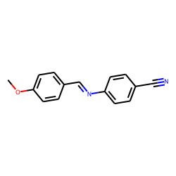 Benzonitrile, 4-[[(4-methoxyphenyl)methylene]amino]-