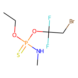 O-Ethyl-O-(1,1-difluoro-2-bromoethyl)-N-metyl-phosphorothioamidate