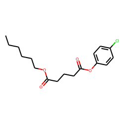Glutaric acid, 4-chlorophenyl hexyl ester
