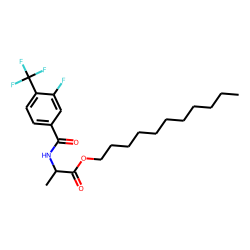 D-Alanine, N-(3-fluoro-4-trifluoromethylbenzoyl)-, undecyl ester