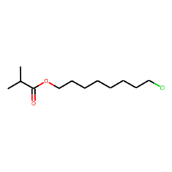 Isobutyric acid, 8-chlorooctyl ester