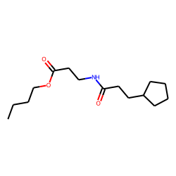 «beta»-Alanine, N-(3-cyclopentylpropionyl)-, butyl ester