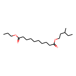 Sebacic acid, 3-methylpentyl propyl ester