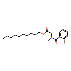 Sarcosine, N-(2-bromobenzoyl)-, decyl ester