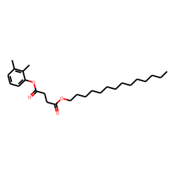 Succinic acid, 2,3-dimethylphenyl tetradecyl ester