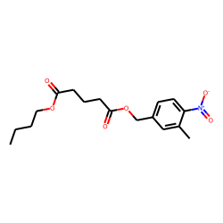 Glutaric acid, butyl 3-methyl-4-nitrobenzyl ester