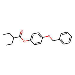 2-Ethylbutyric acid, 4-benzyloxyphenyl ester