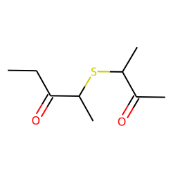 2-[(1-methyl-2-oxopropyl)-thio]-3-pentanone