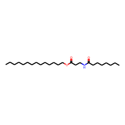 «beta»-Alanine, N-capryloyl-, tetradecyl ester