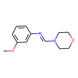 Methanimine, 1-(4-morpholino), N-(3-methoxyphenyl)