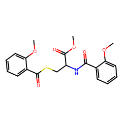L-Cysteine, N,S-bis(o-anisoyl)-, methyl ester