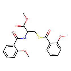l-Cysteine, N,S-bis(O-anisoyl)-, methyl ester