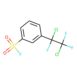Benzene, (1,2-dichloro-1,2,2-trifluoroethyl)-3-(fluuorosulfonyl)