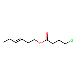 Butanoic acid, 4-chloro, (E)-3-hexenyl ester