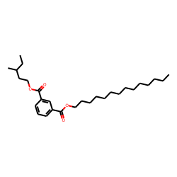 Isophthalic acid, 3-methylpentyl tetradecyl ester