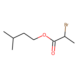 2-Bromopropionic acid, 3-methylbutyl ester