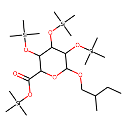(S)-2-Methylbutyl glucuronide, TMS