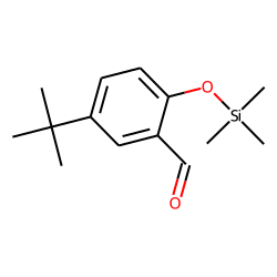 Benzaldehyde, 2-hydroxy-5-tert.-butyl, TMS