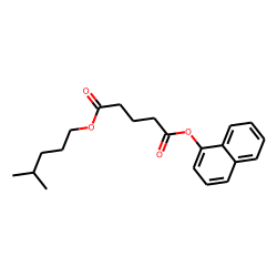Glutaric acid, isohexyl 1-naphthyl ester