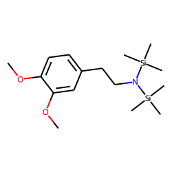 3,4-Dimethoxyphenylthylamine, N,N-bis(trimethylsilyl)-
